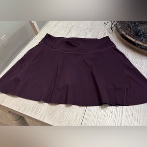 Athleta Wine Flare Performance Skirt